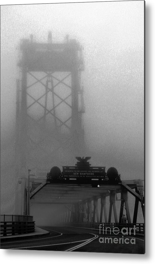  Bridge Metal Print featuring the photograph Memorial Bridge In Morning Fog by Marcia Lee Jones