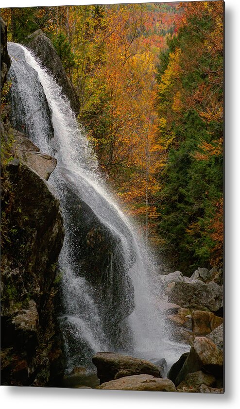 Millbrook Metal Print featuring the photograph Millbrook Falls by White Mountain Images