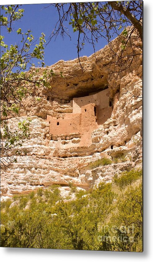 Photography Metal Print featuring the photograph Montezuma Castle by Sean Griffin
