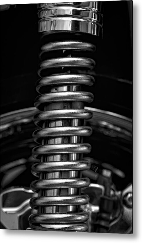 Motorcycle Metal Print featuring the photograph Motorcycle Part 2 by Robert Ullmann