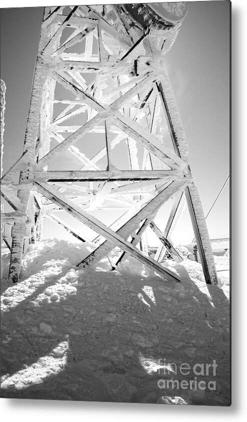 Hike Metal Print featuring the photograph Mount Washington New Hampshire USA - Winter by Erin Paul Donovan