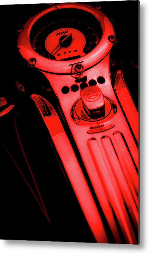 Mph Red Metal Print featuring the photograph MPH Red 5485 G_2 by Steven Ward