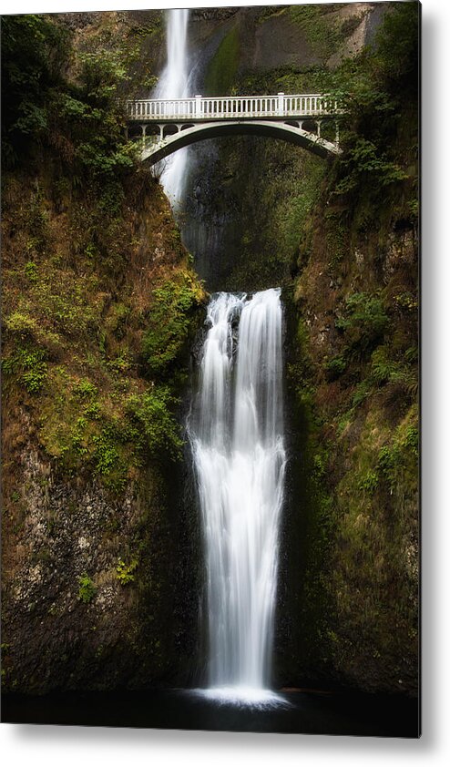 Oregon Metal Print featuring the photograph Multnomah Falls 2 by John Gusky