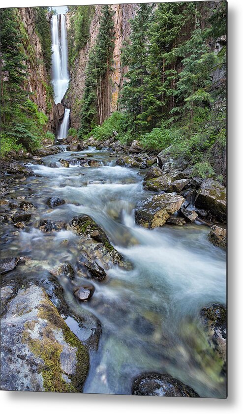 Waterfall Metal Print featuring the photograph Mystic Falls by Denise Bush