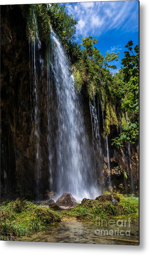 Croatia Metal Print featuring the photograph Nature's Shower by Hannes Cmarits