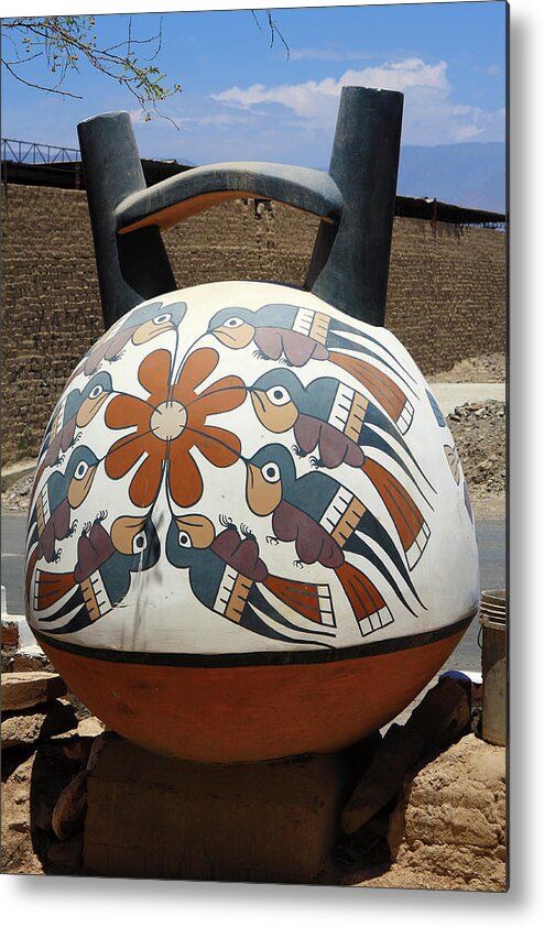 Nazca Metal Print featuring the photograph Nazca Ceramics Peru by Aidan Moran