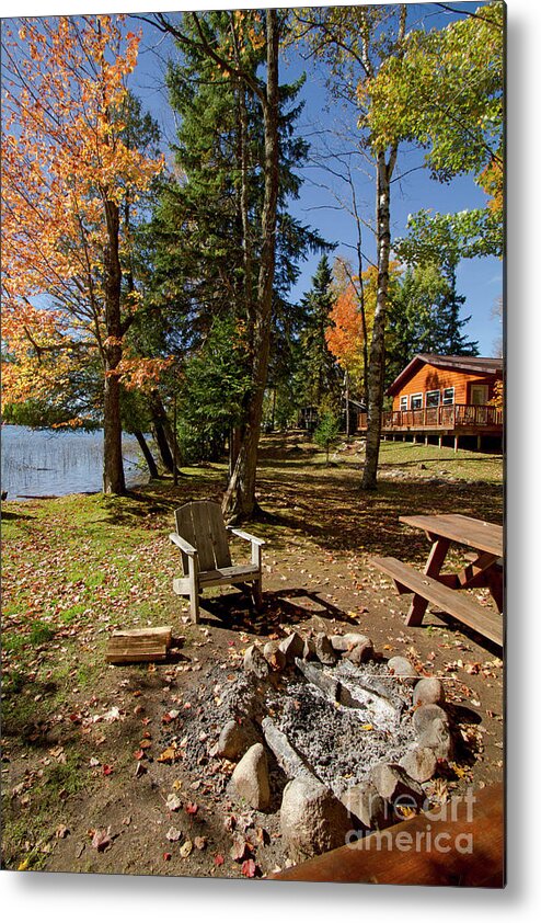  Metal Print featuring the photograph North Woods Lake Three by Sara Schroeder