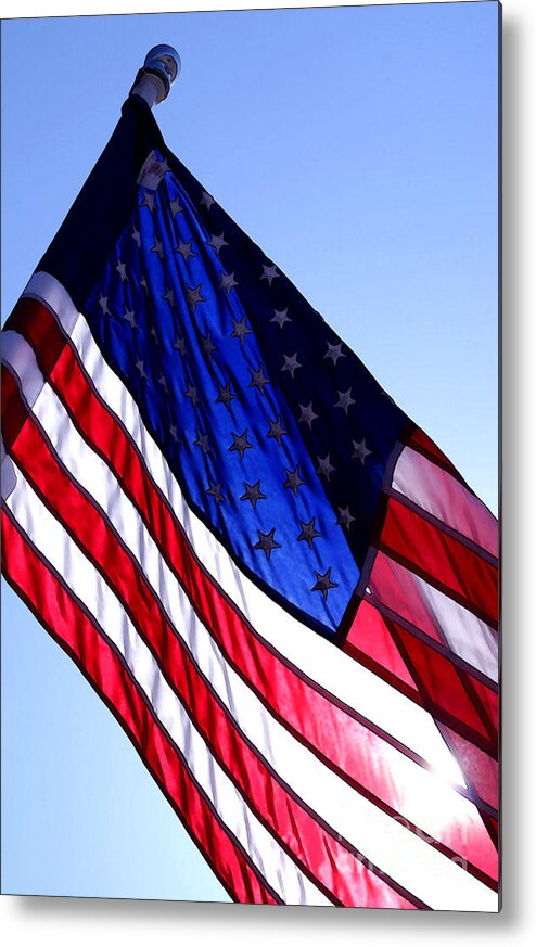 American Flag Metal Print featuring the photograph Old Glory by Steve Augustin