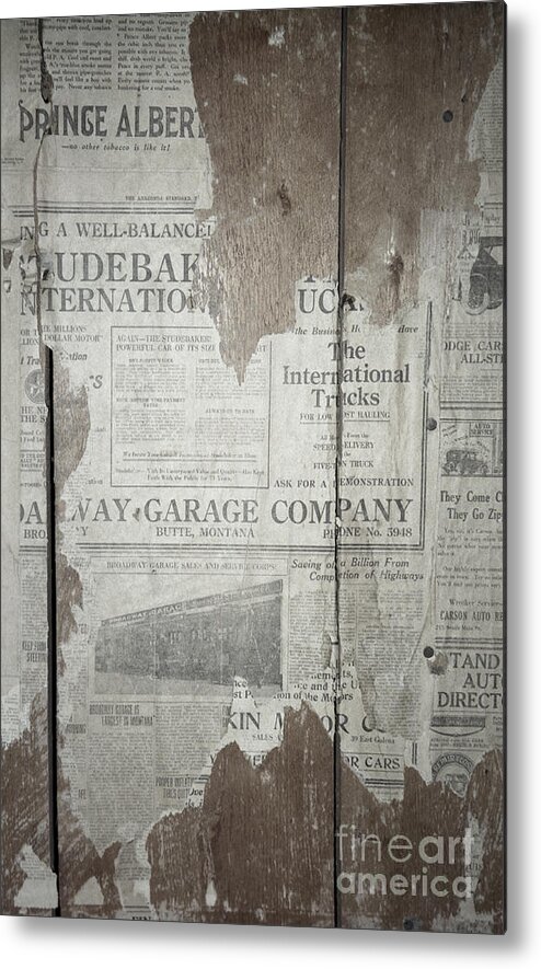 Newspapers Metal Print featuring the photograph Old News by Richard Rizzo