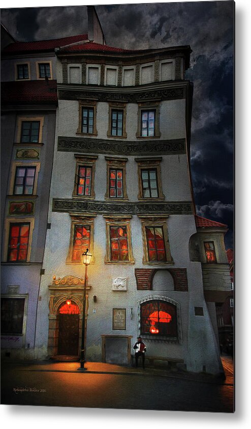 Old Town Metal Print featuring the photograph Old Town in Warsaw #17 by Aleksander Rotner