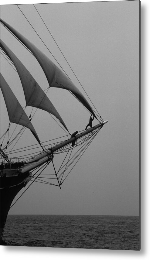 Sailing Metal Print featuring the photograph On the Bow by David Shuler