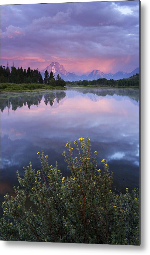 Wyoming Metal Print featuring the photograph Oxbow Bend by Eric Foltz