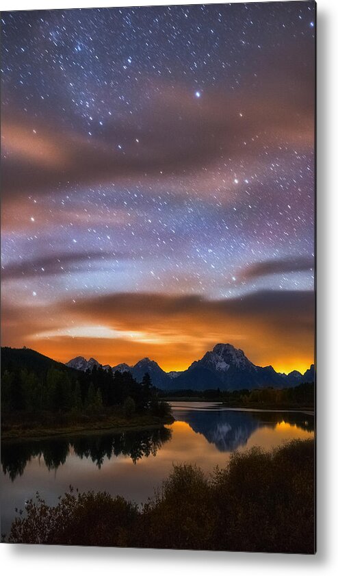 Starry Nights Metal Print featuring the photograph Oxbow Dreams by Darren White