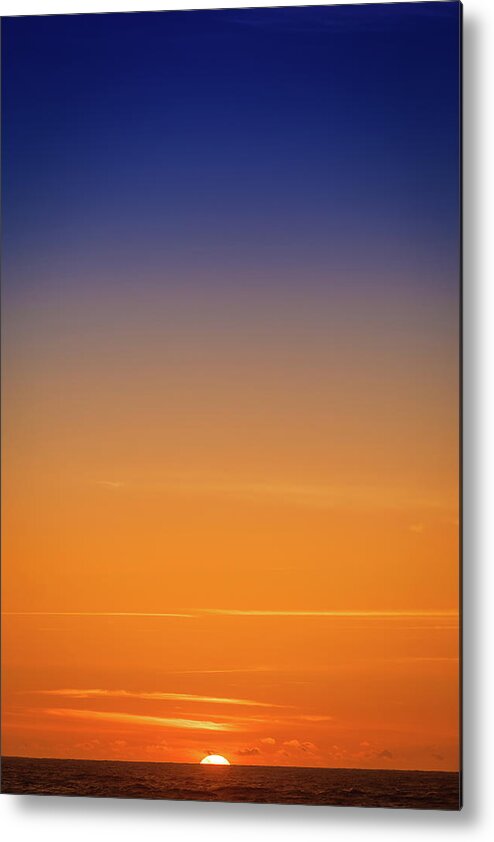 Pacific Ocean Metal Print featuring the photograph Pacific Ocean Sunset by Mike Penney