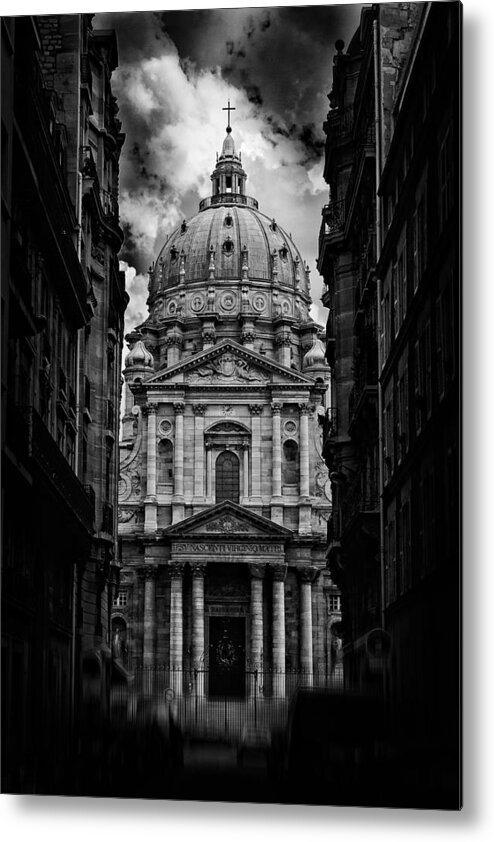 Bw Metal Print featuring the photograph Paris Or Roma ? by Klefer