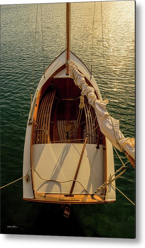 Boat Metal Print featuring the photograph Patiently waiting by Gary Felton