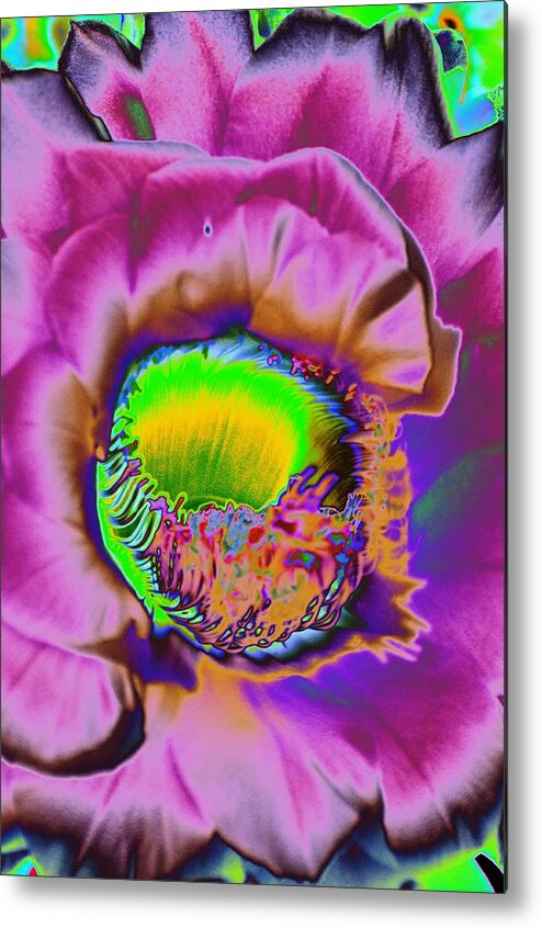 Cirrus Metal Print featuring the photograph Pink Psychedelic Cirrus by Richard Henne