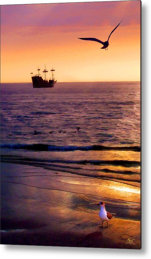 Sea Metal Print featuring the photograph Pirates of Clearwater by Sam Davis Johnson