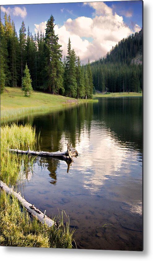 Aspen Metal Print featuring the photograph Poage Lake by Lana Trussell