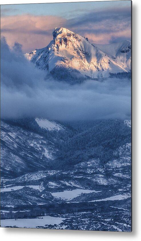 San Juan Mountains Metal Print featuring the photograph Precipice Smiling by Denise Bush