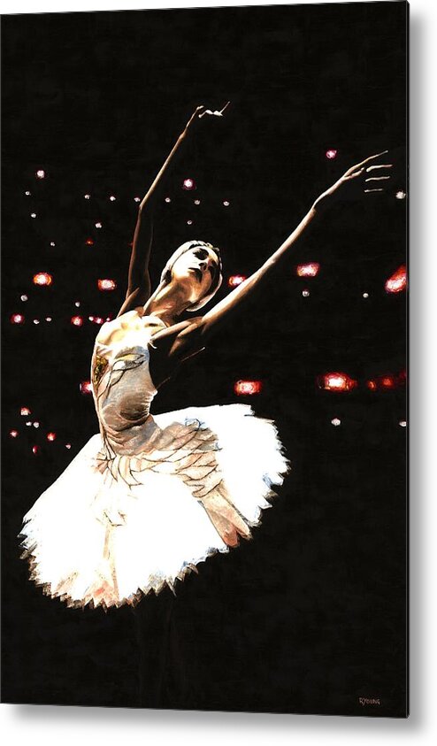 Prima Ballerina Metal Print featuring the painting Prima Ballerina by Richard Young