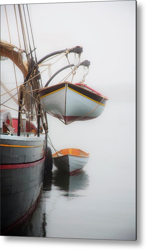 Lifeboat Metal Print featuring the photograph Puffinlifeboat by Jeff Cooper