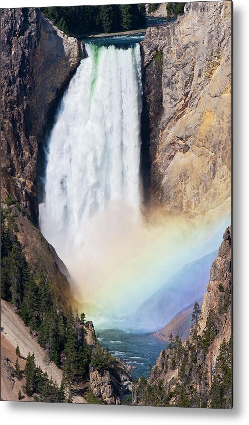 Idaho Metal Print featuring the photograph Rainbow Falls by D Robert Franz