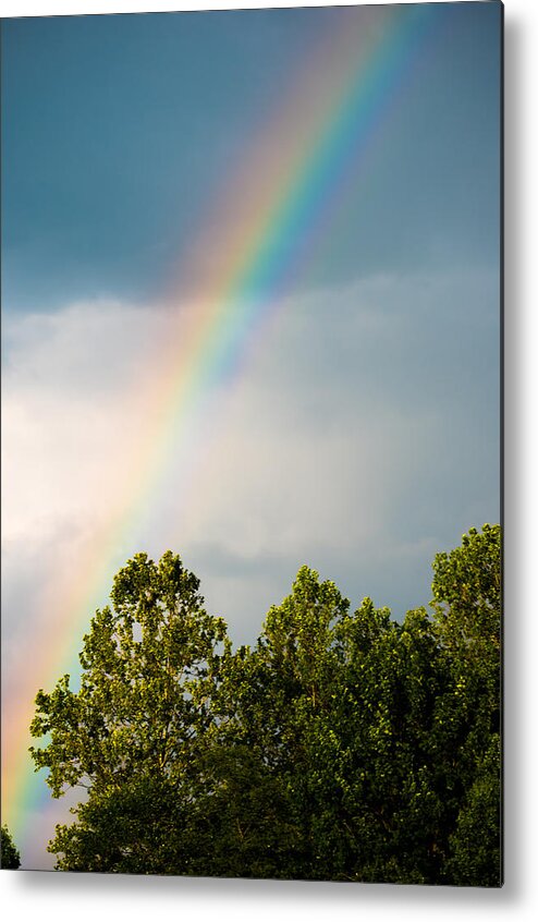 Rainbow Metal Print featuring the photograph Rainbow by Holden The Moment