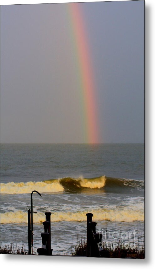 Rainbow Metal Print featuring the photograph Rainbow by Pat Moore