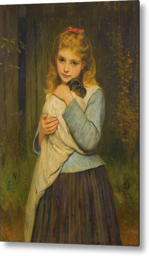 Charles Sillem Lidderdale (british Metal Print featuring the painting Reception mom by MotionAge Designs