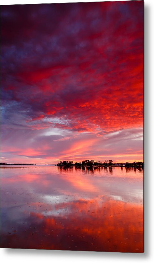 Sunrise Metal Print featuring the photograph Red Morning by Robert Caddy