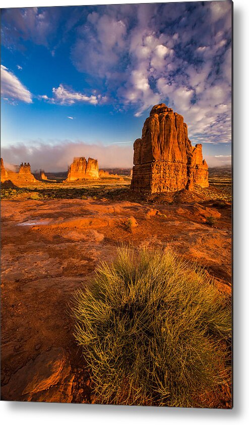 Utah Metal Print featuring the photograph Red Rock Sunrise by Judi Kubes