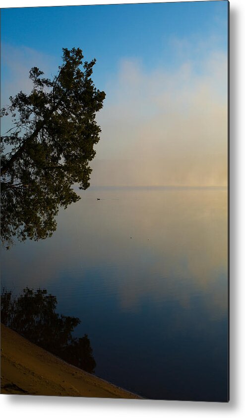 Fog Metal Print featuring the photograph Reflections by Jessica Brown