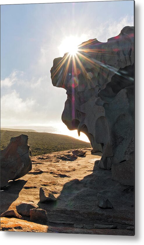 Remarkable Rocks Metal Print featuring the photograph Remarkable Rocks 9 by Catherine Reading