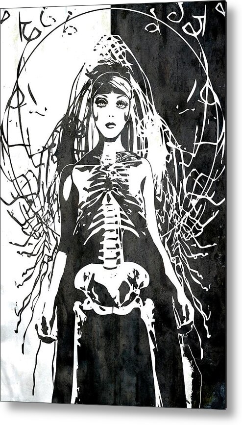 Female Metal Print featuring the digital art Restart by Jason Casteel