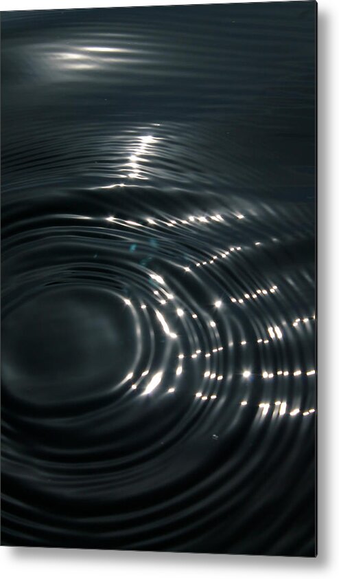Ripples Metal Print featuring the photograph Ripple Highlights by Cathie Douglas