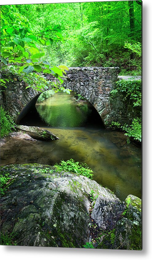River Metal Print featuring the photograph River Bridge Series Y6536 by Carlos Diaz