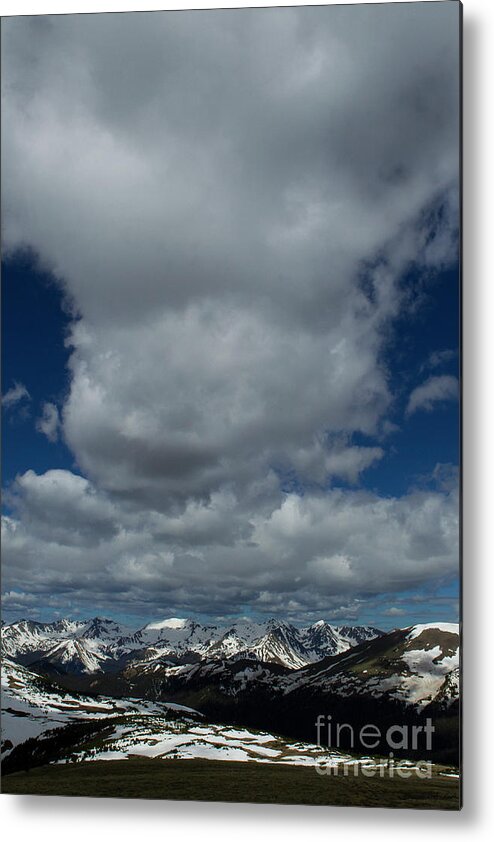 Rocky Mountain National Park Metal Print featuring the photograph Rocky Mountain National Park-Signed-#7361 by J L Woody Wooden