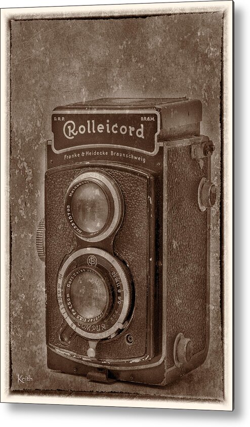 Rolleicord Metal Print featuring the photograph Rollie by Keith Hawley