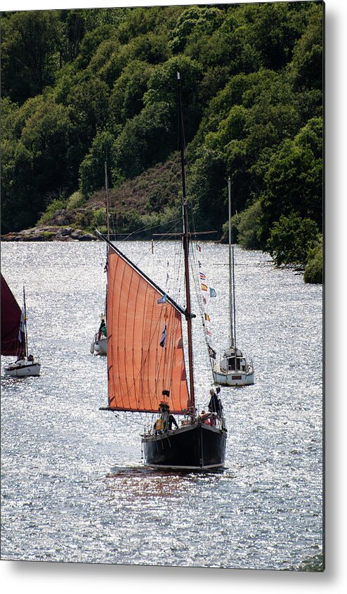 Boat Metal Print featuring the photograph Sailing 46 by Geoff Smith