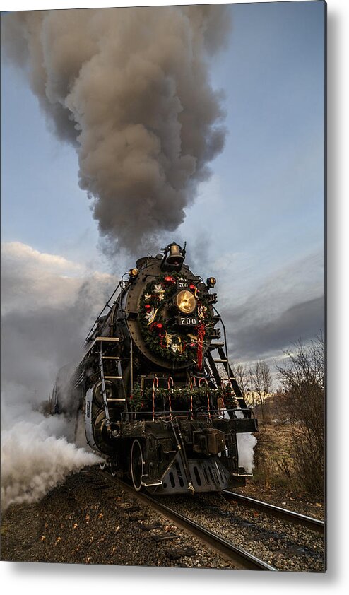 Santa Express Metal Print featuring the photograph Santa Express by Wes and Dotty Weber