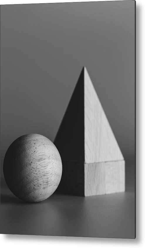 Andrew Pacheco Metal Print featuring the photograph Shapes and Shadows 1 by Andrew Pacheco