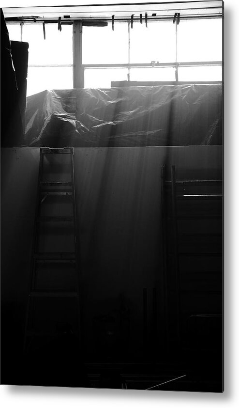 Shadows Metal Print featuring the photograph Shop Shine by Kreddible Trout