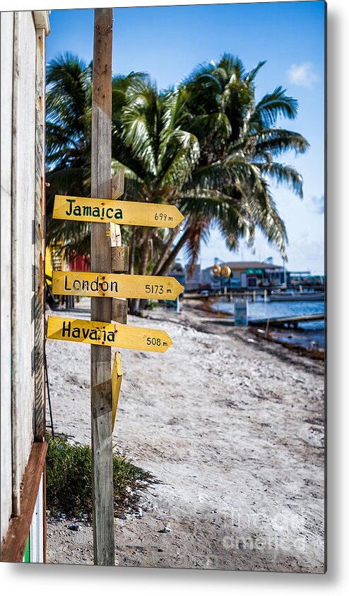 Beach Metal Print featuring the photograph Signs by Lawrence Burry