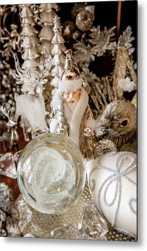 Silver Metal Print featuring the photograph Silver Christmas by KG Thienemann