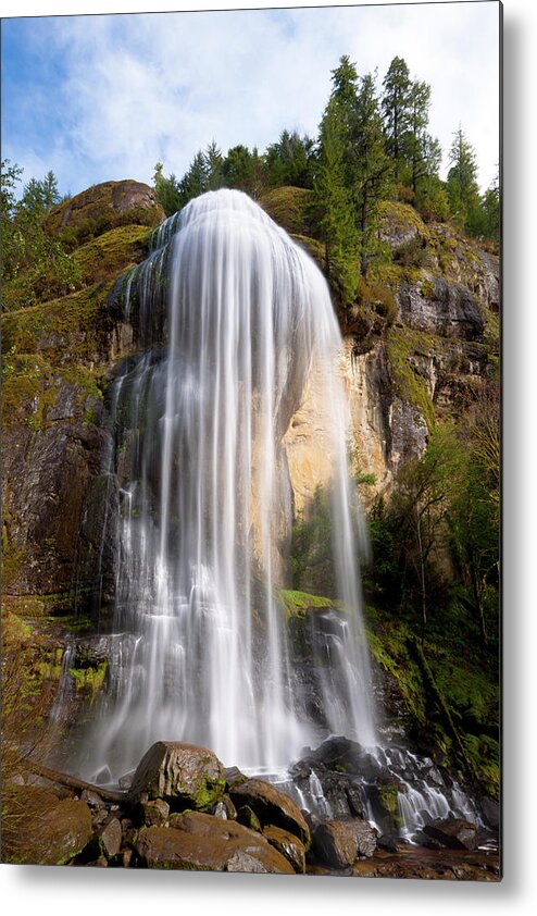 Waterfall Metal Print featuring the photograph Silver Falls by Andrew Kumler
