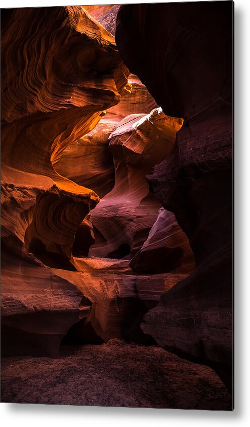 Adventure Metal Print featuring the photograph Slot Canyon Red by Art Atkins