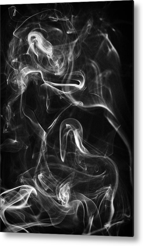 Smoke Metal Print featuring the photograph Smoke Abstraction by Lawrence Knutsson