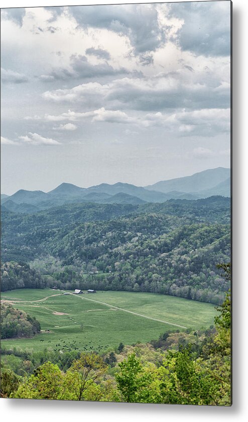 Blount County Tennessee Metal Print featuring the photograph Smoky Mountain Scenic View by Victor Culpepper