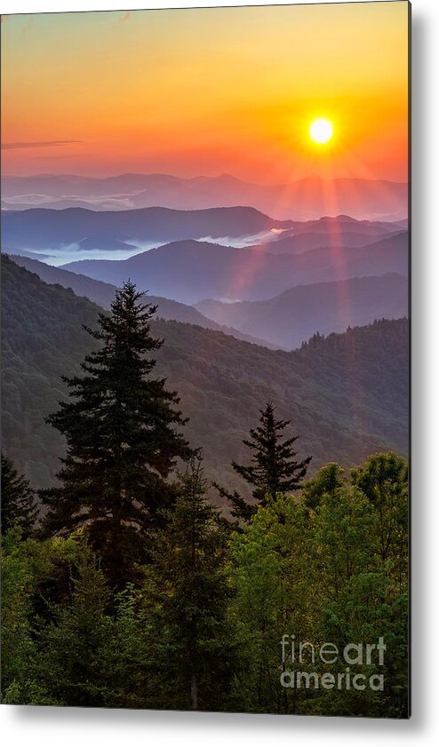 Hawksbill Mountain Metal Print featuring the photograph Solar by Anthony Heflin